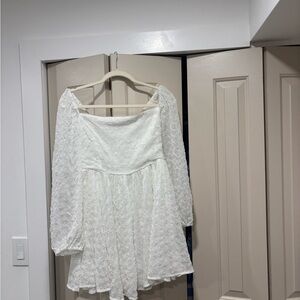 Free People White Mini Dress